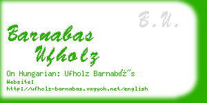 barnabas ufholz business card